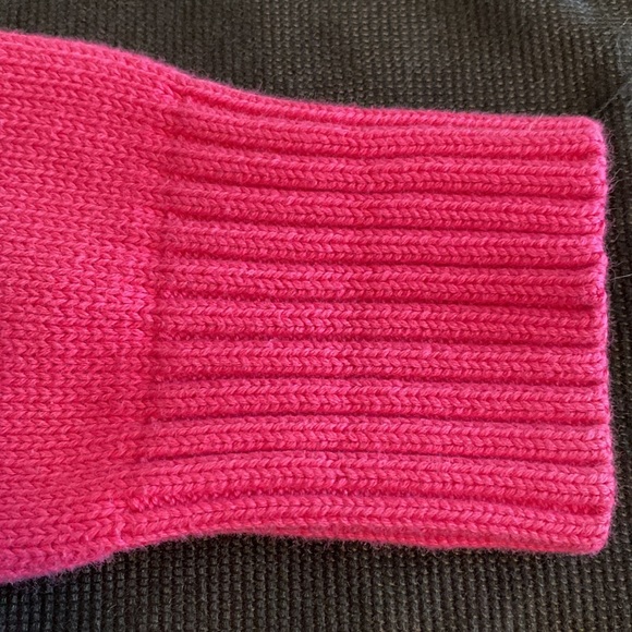 L. L. Bean 100% cotton Shawl Collar horn toggles and loop Candy pink Barbie XS - Picture 12 of 15